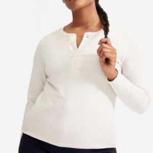 Everlane Renew Cotton Henley NWOT